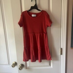 D17 Old Navy Vibrant Red Kids Casual Dress